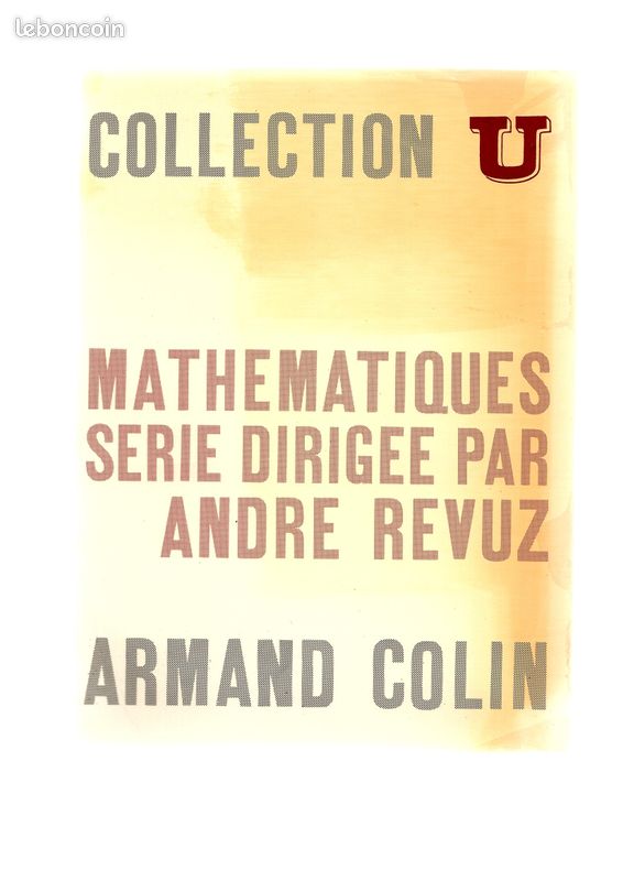 Mathematiques pour les sciences biologiques et agronomiquess (image 2)