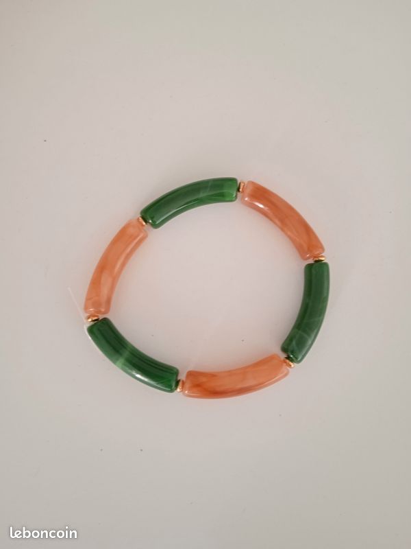 Bracelet femme perles acrylique (image 1)