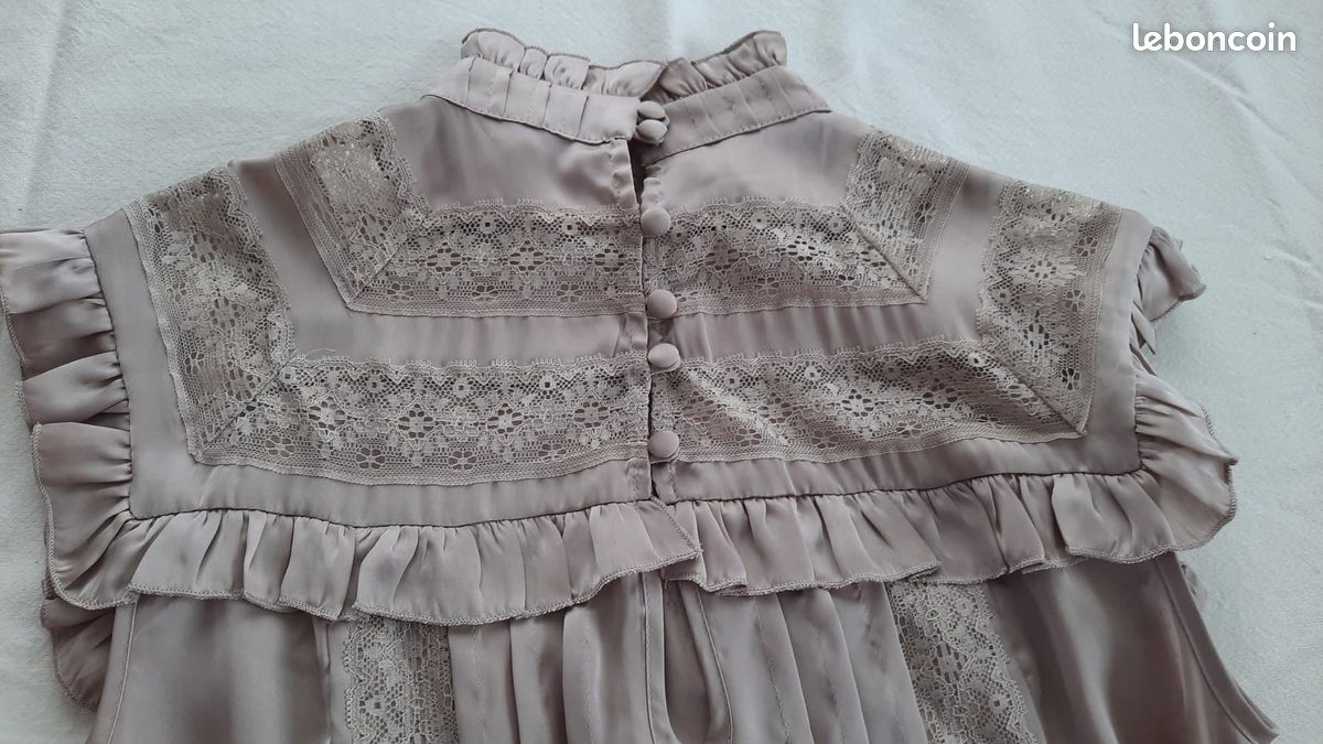 Robe Lipsy Grise - Taille 12 (UK) - Occasion Très Bon État