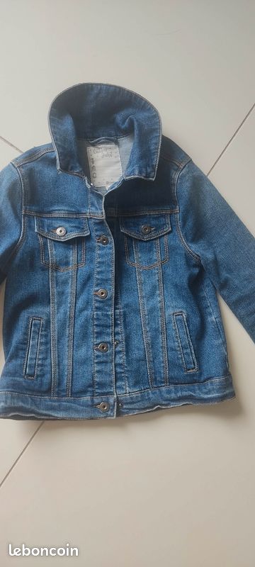 Veste en jean fille 7 ans (image 2)