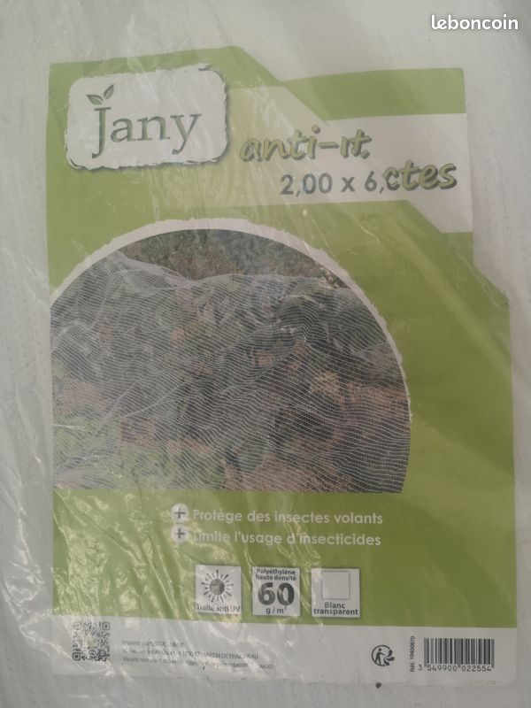 Filet Anti Insecte Potager 2 x 6 M (image 2)