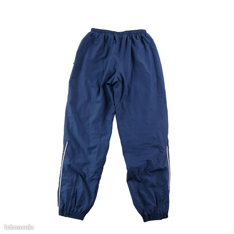 Umbro Jogging Y2K Poches zippées Bas zippés Homme Taille L Marine #QWE1793 (image 2)
