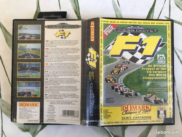 Jeu F1 Domark Champions of Sport Sega Mega Drive