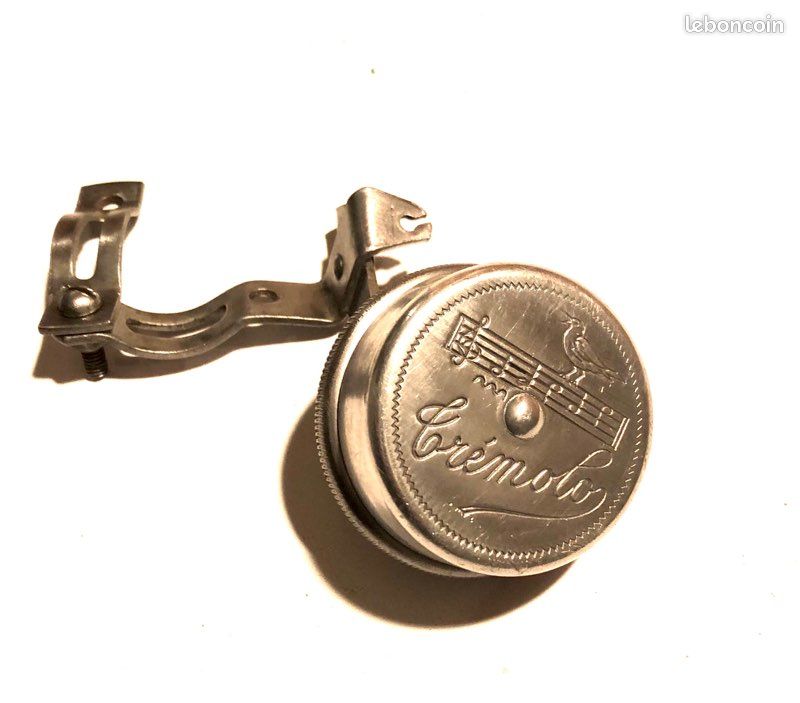 Sonnette De Vélo Ancienne - Fabriquée En France - Argenté - Occasion