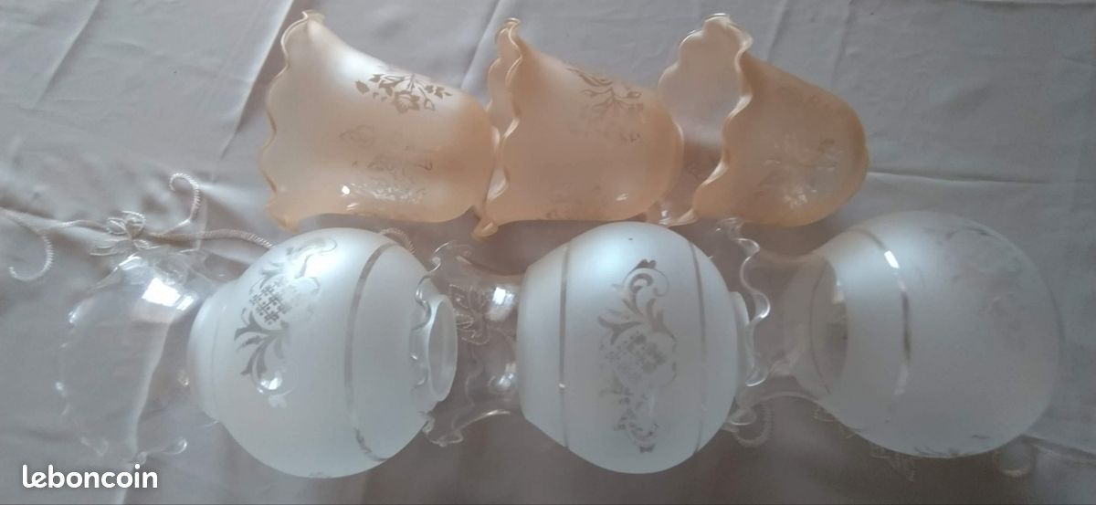 Lustre vintage 3 branches (image 3)