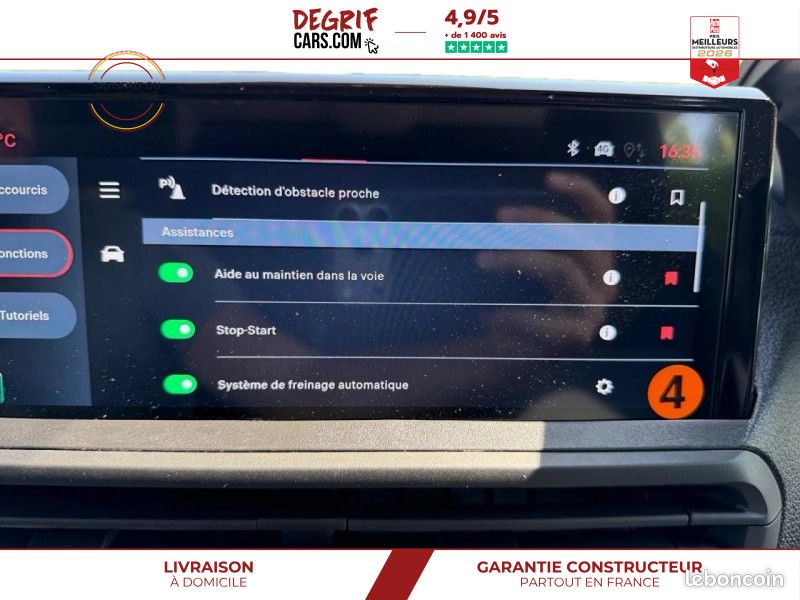 Fiat Scudo XL NOUVEAU MOTEUR 2.2 BlueHDi 180 EAT8 CABINE APPROFONDIE 5 PLACES + Pack Premium Conn... (image 15)