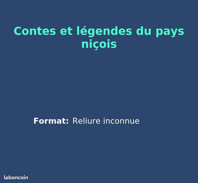 Contes et légendes du pays niçois (image 2)