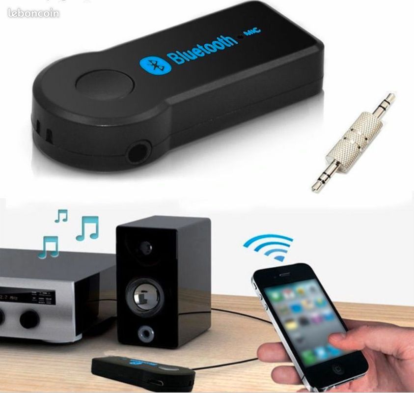 Adaptateur Bluetooth Voiture 3.0 - Récepteur Audio AUX Jack 3.5 Mm