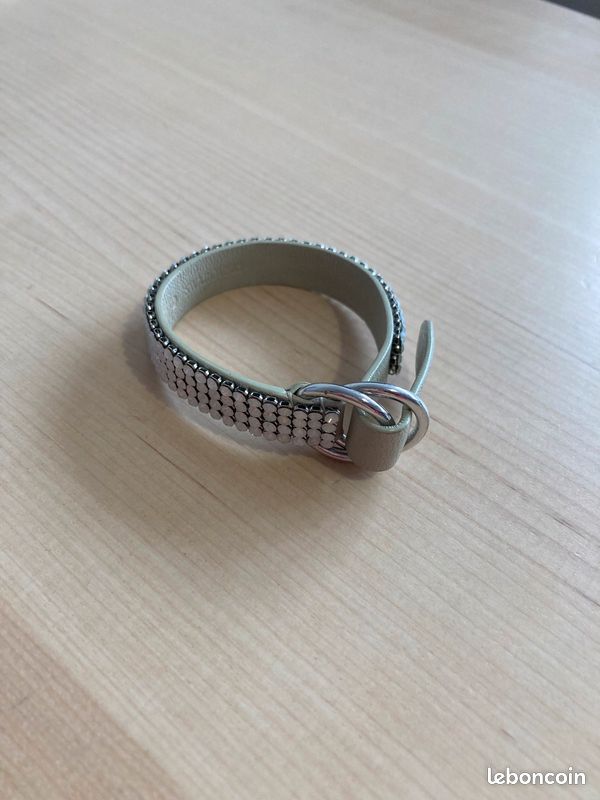 Bracelet Swarovski en cuir et cristaux (image 1)