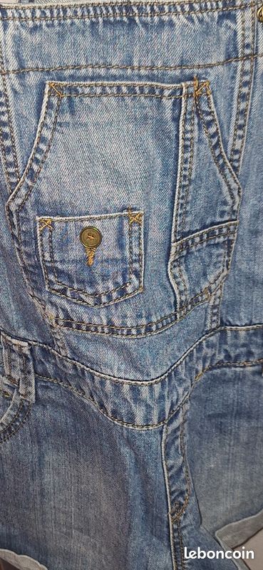 Salopette short jeans Pimkie T34 (image 6)