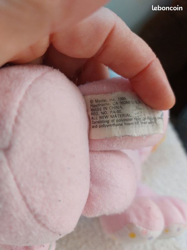 Peluches Tottles Bébés Jumeaux Dans Leur Couffin - Mattel Années 80 (occasion)