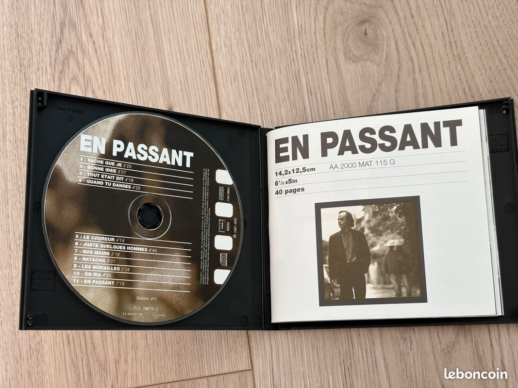 CD Jean-Jacques Goldman – En Passant 1997 Columbia – COL 488791-2 - CD -  Musique