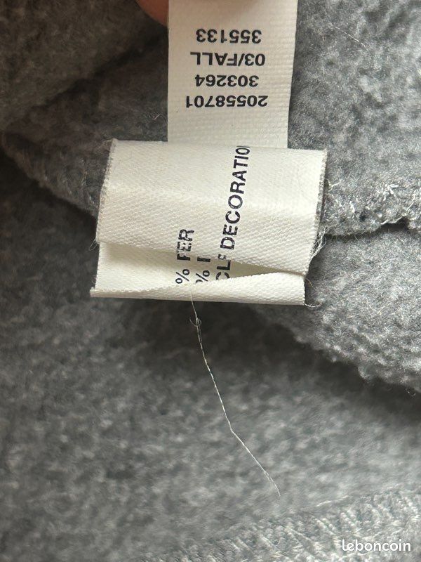 Sweat à Capuche GAP Gris - Taille Femme XS - Coton - Occasion En Très Bon état (TBE)