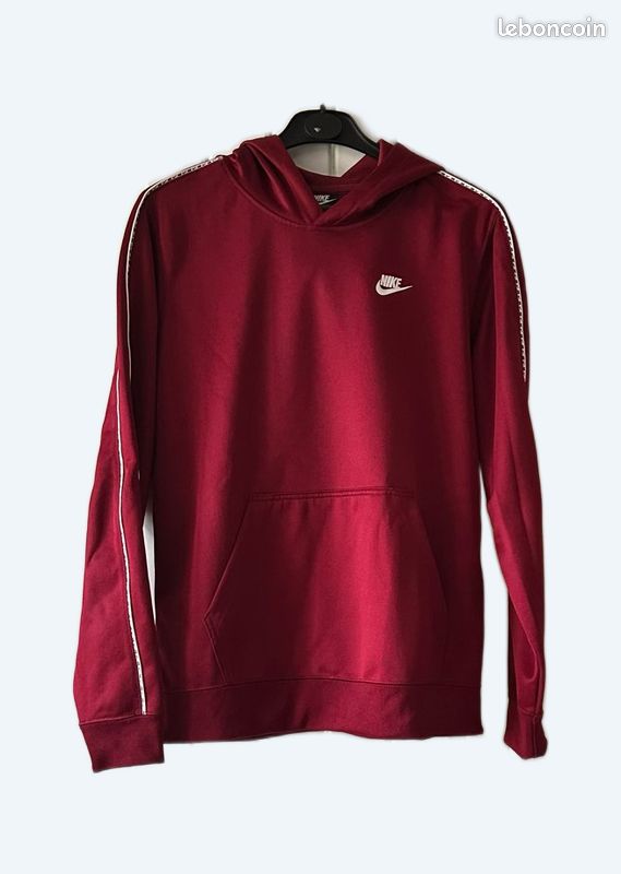 Sweatshirt Sweat Nike Rouge Bordeaux Sweat à Capuche Nike Bordeaux