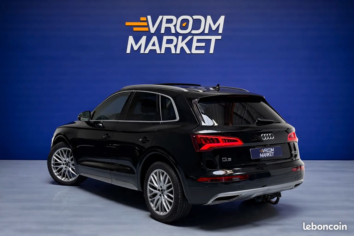 AUDI Q5 II 40 TDI 190ch Avus quattro S tronic 7 - Origine France - 4 Pneus Neufs - Toit Ouvrant - Attelage - Apple Carplay - Virtual Cockpit - (image 4)