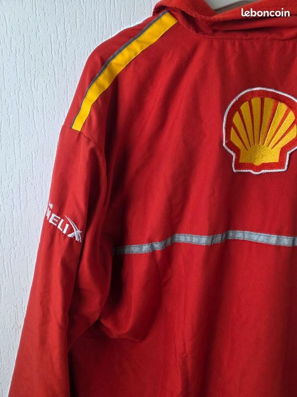 Veste crazy jacket réversible Ferrari Shell collector formule 1 vintage 90's taille XL/XXL (image 12)