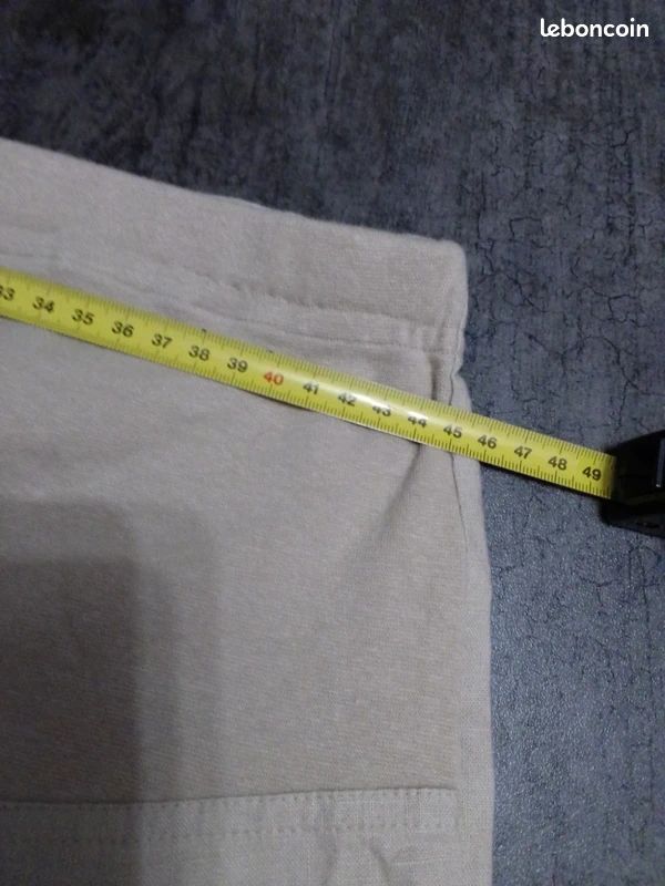 Pantacourt Mais Il Est Ou Le Soleil Groseille à Pois - Taille 42/44, 100% Coton, Neuf Sans étiquette, Style Français !