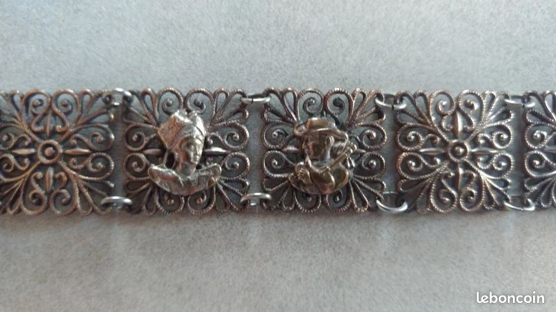 ANCIENNE BROCHE KELT Triskel Et Cœur Bijou Breton Bretagne EUR 40,00 - FR