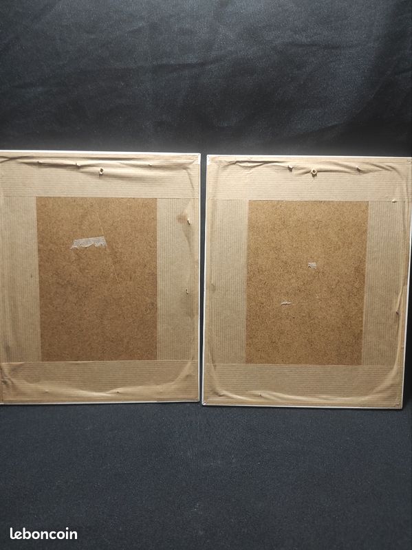 2 gravures sous cadre en verre (image 4)