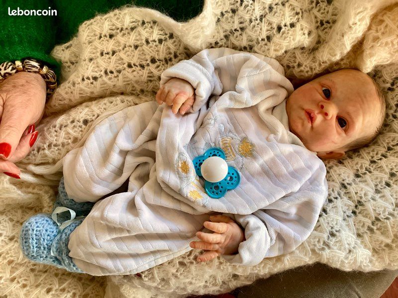 SYP Bébé Reborn Dolls de 55 cm Bebe Reborn Souple Silicone Réaliste