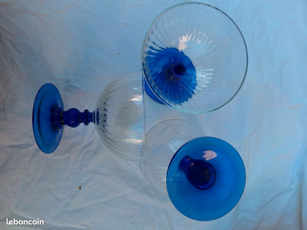 Verrine Ellipse en verre de forme ovale