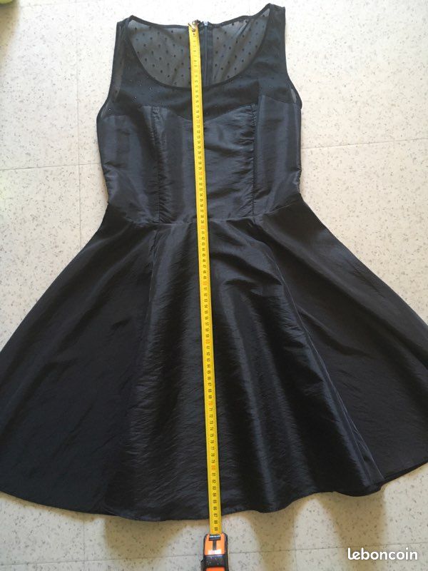 Robe patineuse noire La Redoute 36 Vêtements