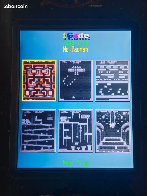 Table jeux d'arcade retro gaming (image 11)