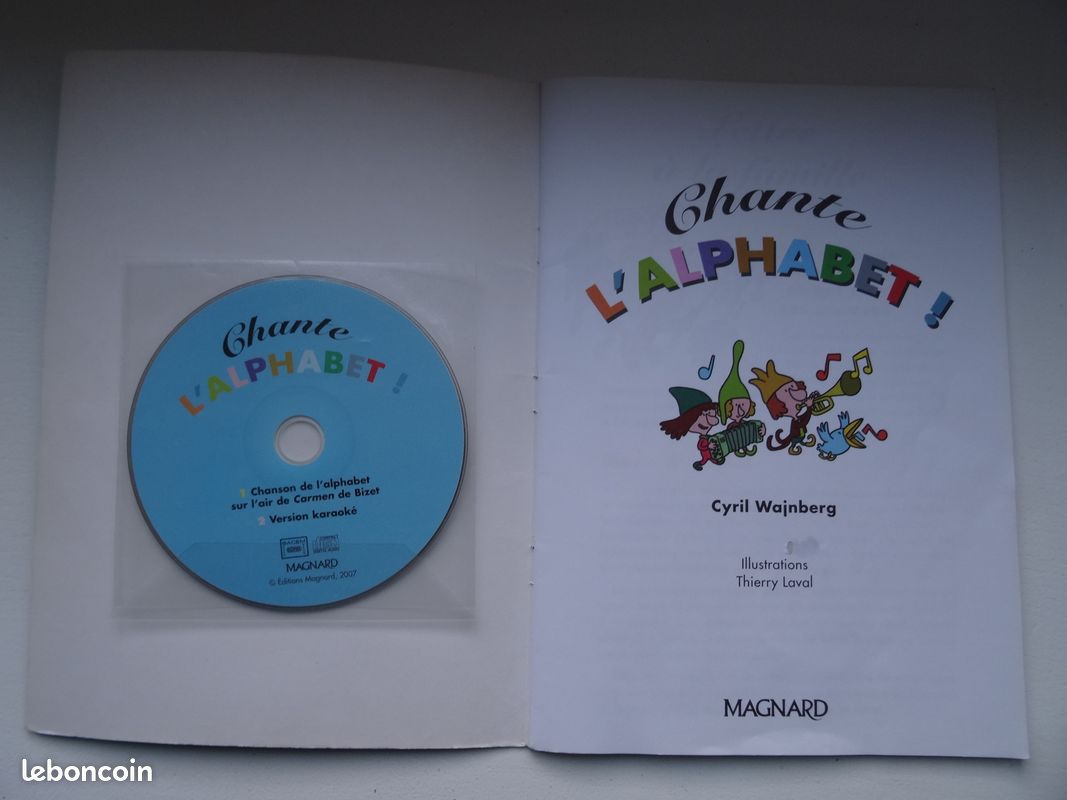 Livre pour enfants - Chante l'alphabet avec CD (image 2)