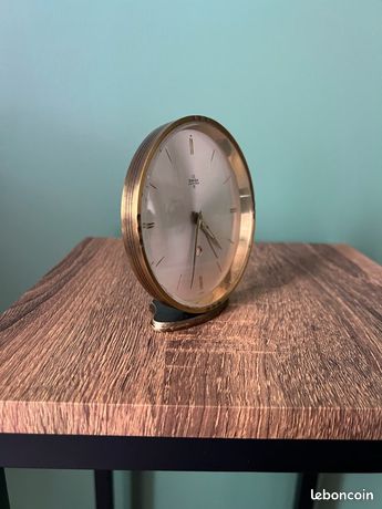 Réveil De Bureau Vintage Swiza 8 JOURS - Mécanique Manuel Années 60, Référence 8198.0.93