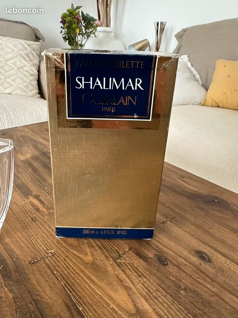 Shalimar Guerlain Flacon vide 200 ml avec sa boite (image 2)