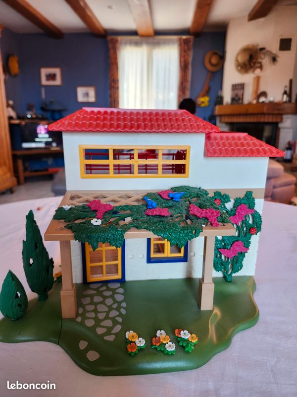 Pièce PLAYMOBIL 4857 - Fenêtre + Mur Pour Maison De Vacances - Occasion