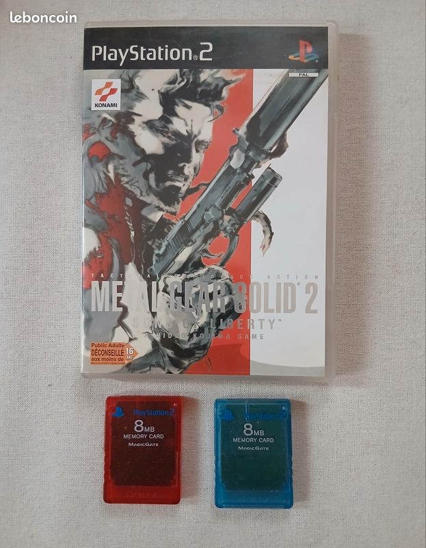 Carte Mémoire Gameshark Pour PS2 - 8 Mo - Noire - Occasion