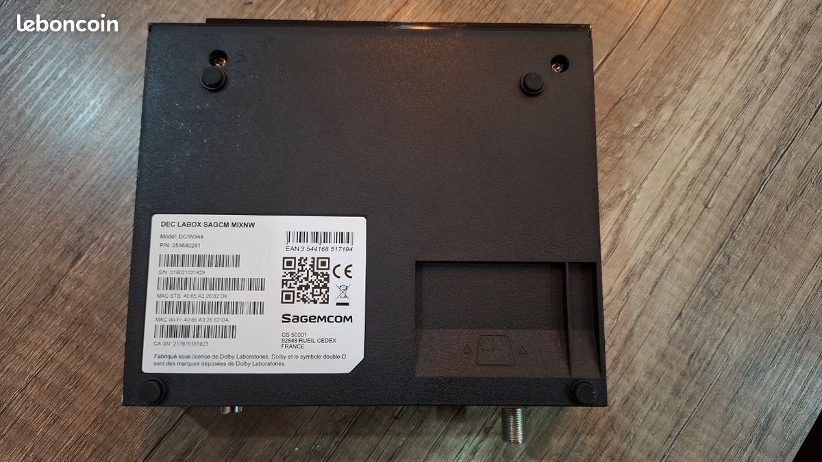 Décodeur SFR Sagemcom STB7 (image 3)