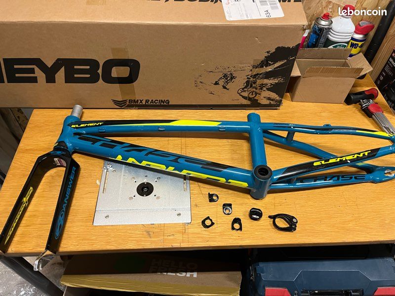 Cadre et fourche BMX race pro XXL - Chase element (image 3)