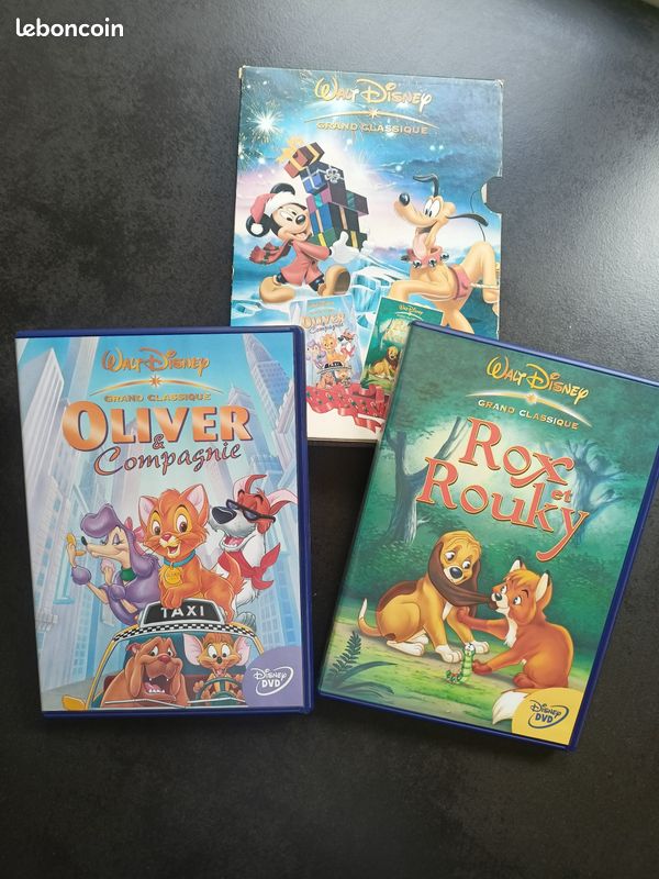 Coffret Disney Oliver & Compagnie + Rox et Rouky – Très bon état (image 1)