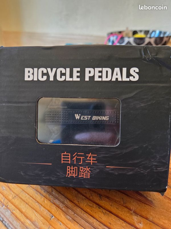 Pedal de bicicleta plegabl WT BIKING, tribo antidlizante con