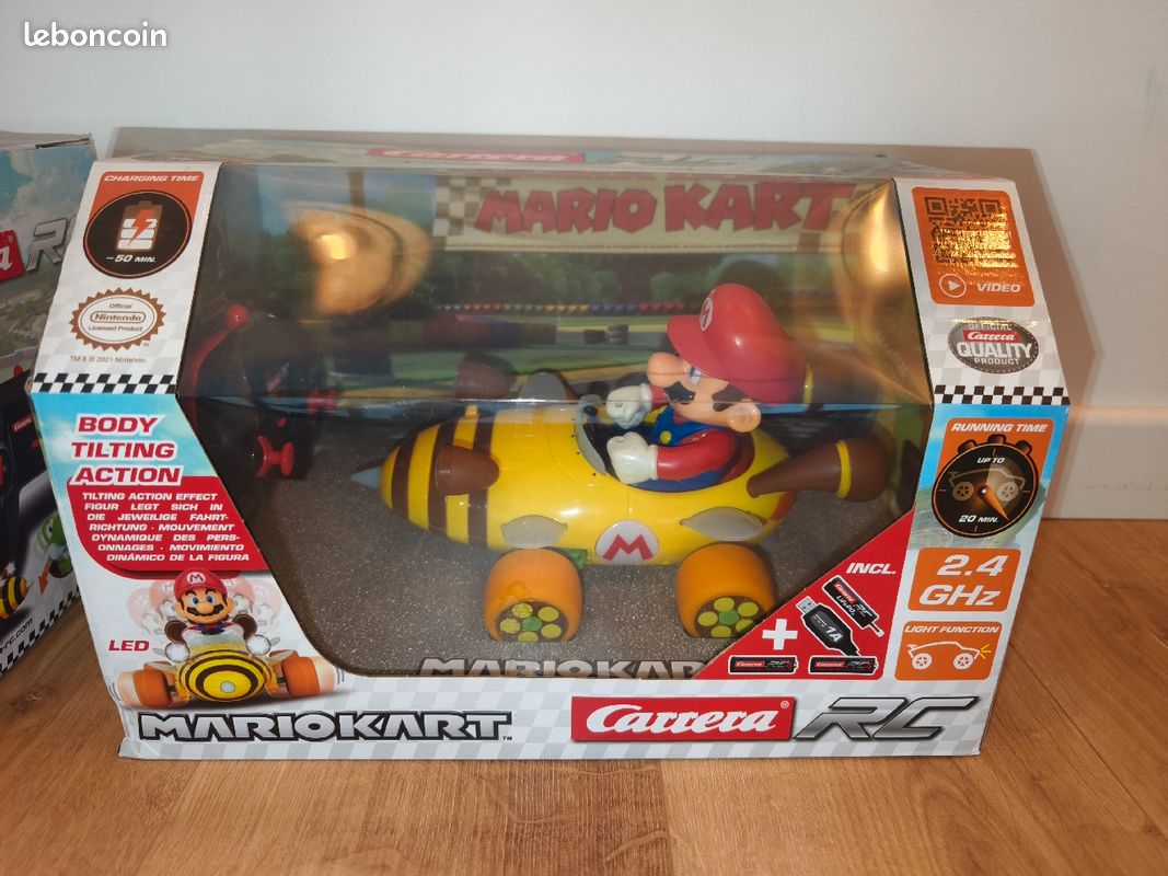 Mario kart carrera 1:18 Yoshi voiture radiocommandée Jeux Jouets