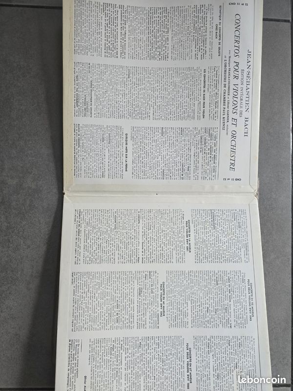 Vinyle 33T J.-S.-BACH (image 3)