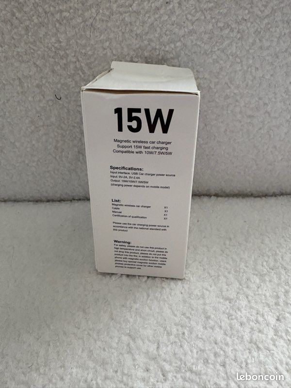 Chargeur à Induction Magnétique Xssive XSS-MSW1 15W Pour IPhone – Neuf