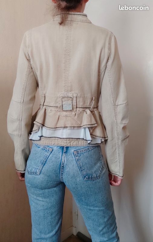 Veste En Jean Marithé + François Girbaud - Taille 36, Bleu Denim - Très Bon état Occasion