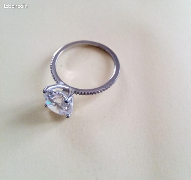 Bague argent 925 Taille 54 neuve, đ (image 1)