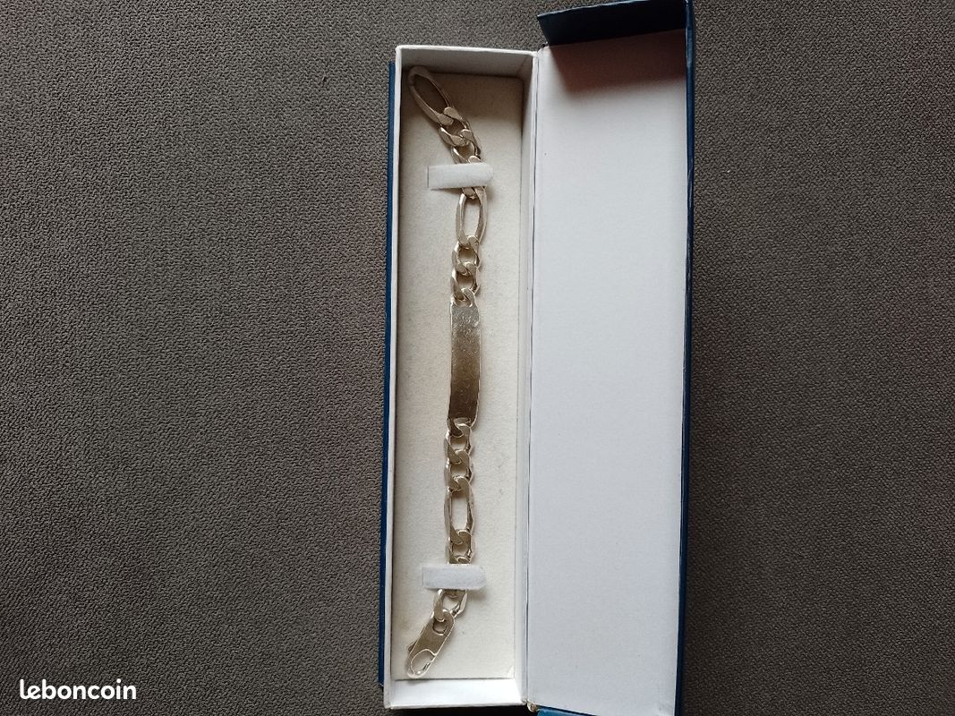 Gourmette en argent 925 (image 1)
