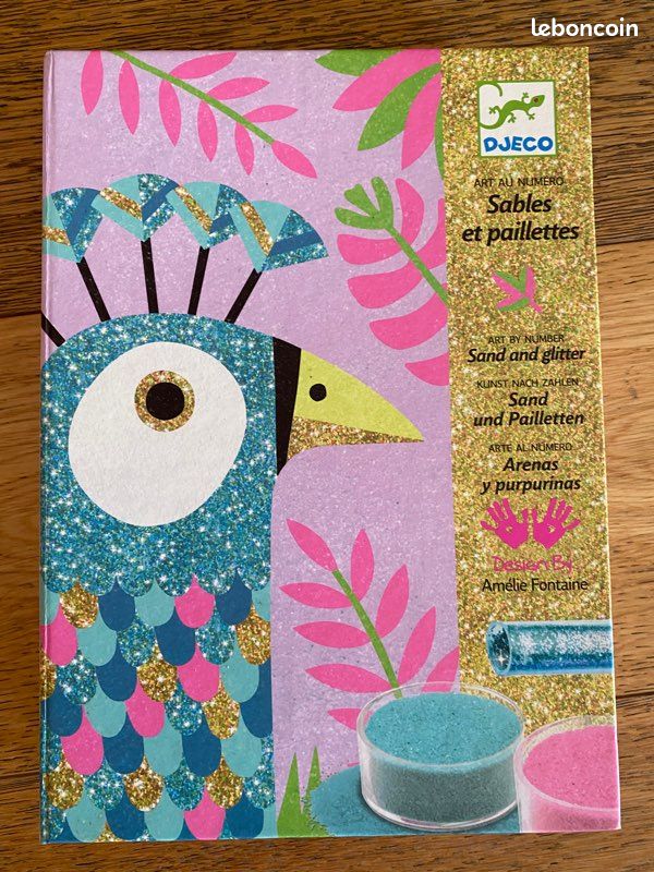 Djeco coffret sables et paillettes (image 1)