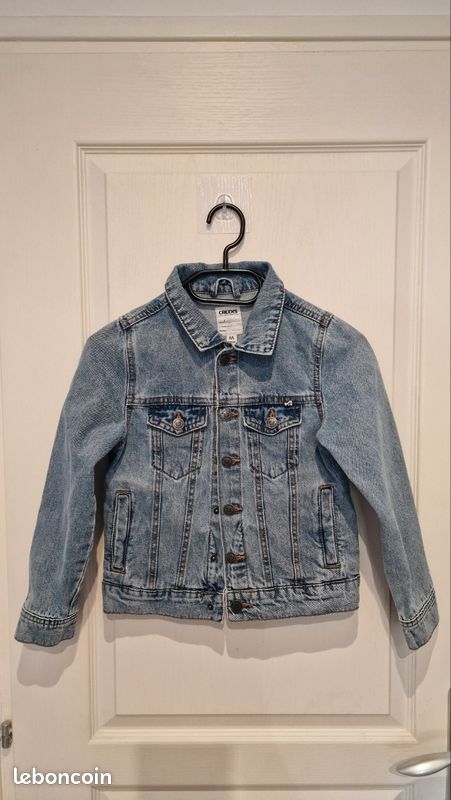 Veste en jean pour garçon, 6–8 ans – marque Creeks. En très bon état (image 1)