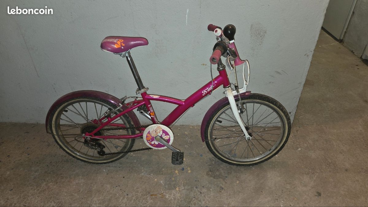 Siège de vélo pour poupée - Rose