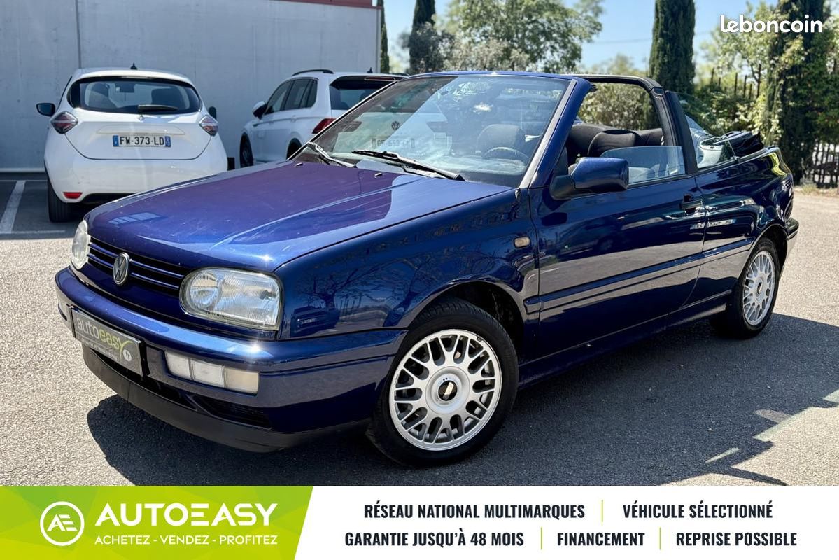 Volkswagen Golf III 3 Cabriolet 1.8 90cv BON JOVI / Révisée avec distribution neuve / (image 1)