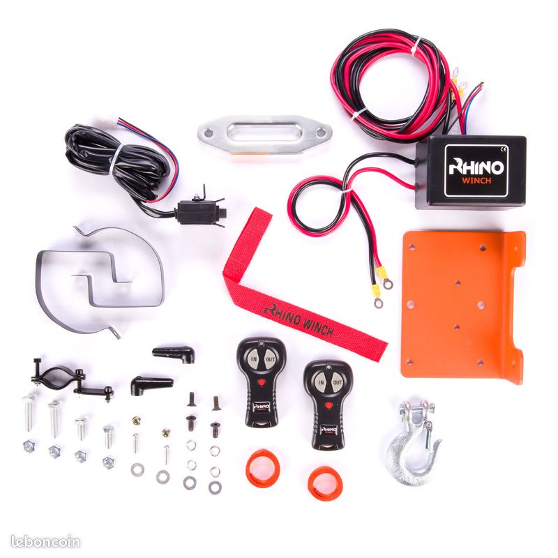 Treuil électriques 12v Synthétique Récupération 4x4 Bateau 1360kg Winch – Livraison gratuite en Fra (image 4)