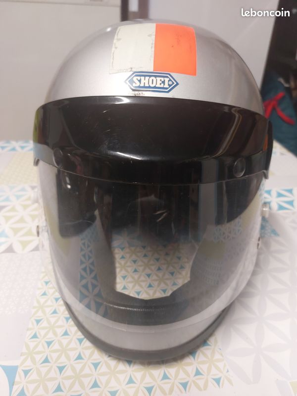 Casque moto vintage SHOEI S-20 années 70 – 59 cm – avec carton d'époque (image 2)