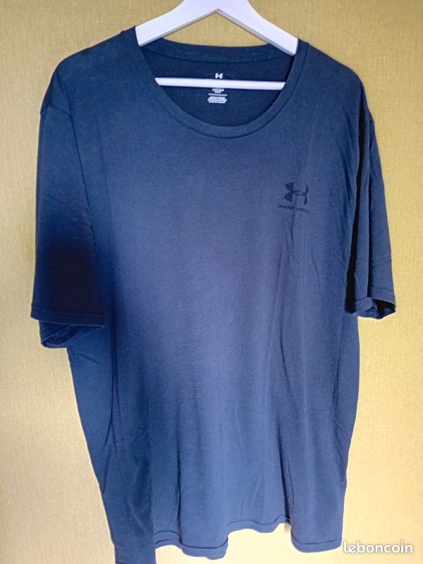 T-shirt under armour gris pour homme taille 2xl (image 1)