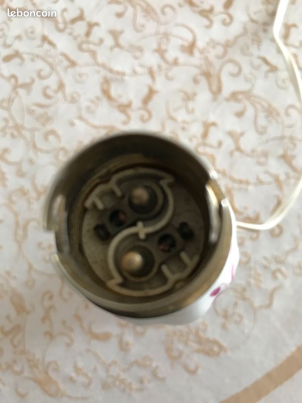 Pied lampe porcelaine (image 4)